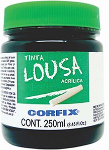 Tinta Lousa Acrílica Corfix - 250ml Preto