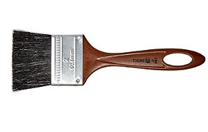 Trincha Seda Macia Pincel Orelha Boi Tigre 186 - 2