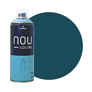 Tinta Spray NOU Colors 400mL - Azul Dolphin