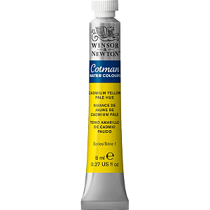 Tinta Aquarela Cotman Winsor & Newton Tubo 8ml - Cadmium Yellow Pale Hue (119)