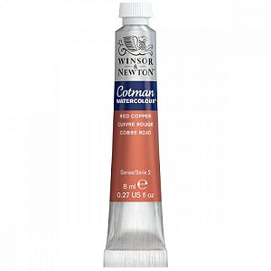 Tinta Aquarela Cotman Winsor & Newton Tubo 8ml - Red Copper (471)