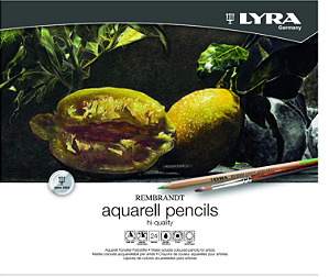 Estojo Lápis de Cor Aquarelável LYRA Rembrandt - 24 Cores