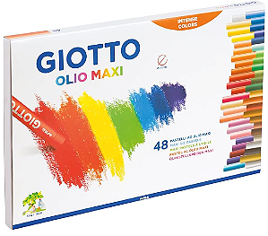 GIOTTO Giz Pastel Oleoso - 48 Cores