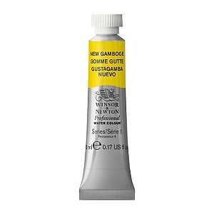 Tinta Aquarela Profissional Winsor & Newton Tubo 5ml S1 - New Gamboge (267)