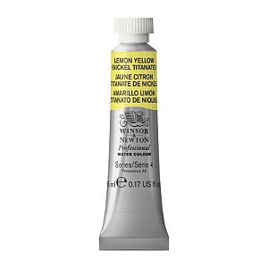 Tinta Aquarela Profissional Winsor & Newton Tubo 5ml S4 - Lemon Yellow (347)