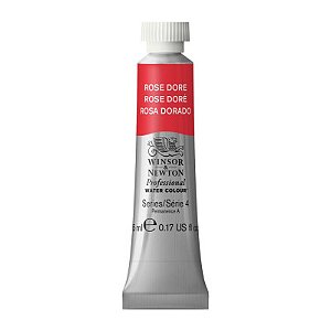 Tinta Aquarela Profissional Winsor & Newton Tubo 5ml S4 - Rose Dore (576)
