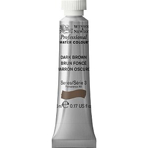 Tinta Aquarela Profissional Winsor & Newton Tubo 5ml S3 - Dark Brown (677)