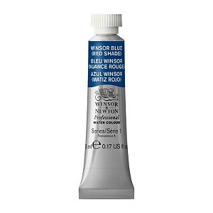 Tinta Aquarela Profissional Winsor & Newton Tubo 5ml S1 - Winsor Blue (Red Shade) (709)