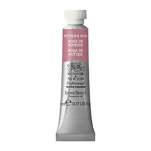 Tinta Aquarela Profissional Winsor & Newton Tubo 5ml S2 - Potter's Pink (537)