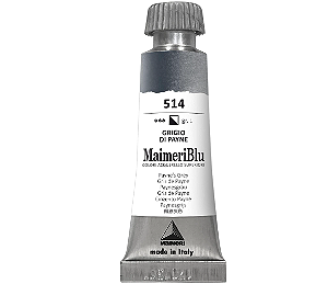 Maimeriblu Tubo De Aquarela 12ml - 514 Cinza Payne