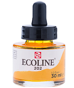 Aquarela Líquida Ecoline Talens 30ml - 202 Amarelo Profundo