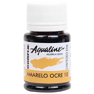 Aquarela Líquida Aqualine Corfix 37ml - Amarelo Ocre (10)