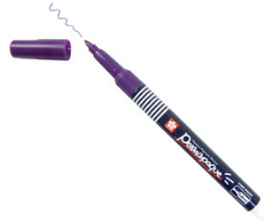 Marcador Sakura Permapaque Fine - Roxo