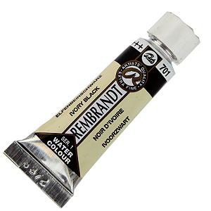 Tinta Aquarela Rembrandt 10ml Série 1 - Preto Marfim (701)