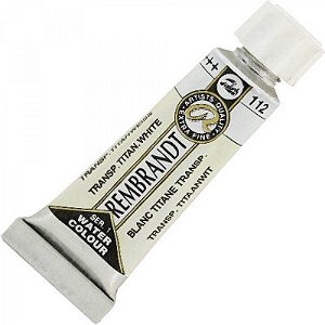 Tinta Aquarela Rembrandt 10ml Série 1 - Branco Titânio Transparente (112)