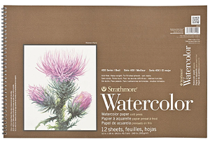 Papel Aquarela Strathmore 300g/m² (30,5 x 45,7cm)