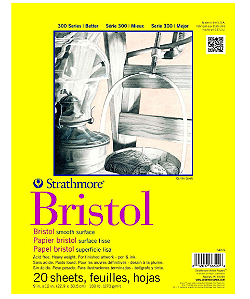 Papel Liso Bristol Strathmore 270g/m² (22,9 x 30,5cm)