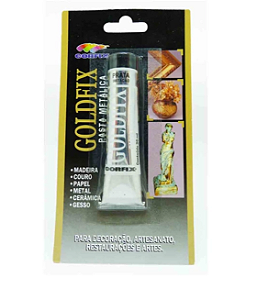 Pasta Metálica Goldfix 20ml Corfix - Prata Imitação 240