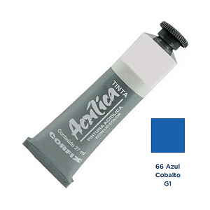 Tinta Acrilica Corfix 37mL G1 - Azul Cobalto (66)