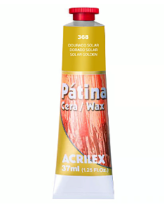 Pátina em Cera 37ml Acrilex - Dourado Solar 368