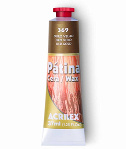 Pátina em Cera 37ml Acrilex - Ouro Velho 369