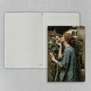Journal Pautado 20x13,5cm 64 Páginas Folk Books - A Alma da Rosa