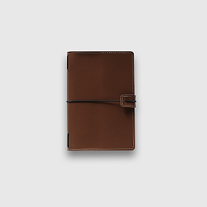 Capa de Couro Sintético Midori Singular para Personalizar Folk Books - Caramelo