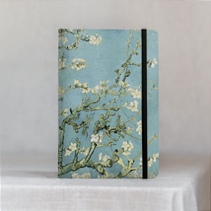Caderneta Handbook Sem Pauta Folk Books - Amendoeira em Flor