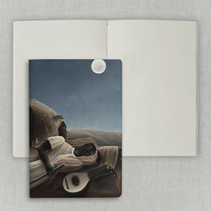 Journal Sem Pauta 20x13,5cm 64 Páginas Folk Books - A Cigana Adormecida