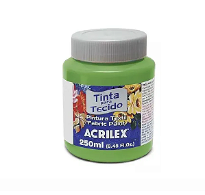 Tinta Para Tecido Fosca Acrilex 250ml - 582 Verde Grama