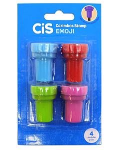 Carimbos Stamp CiS Emoji - 4 Unidades (modelo 2)
