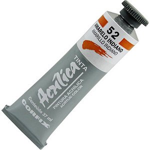 Tinta Acrilica Corfix 37mL - Amarelo Indiano (52)