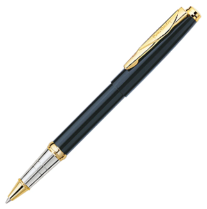 Caneta Rollerball Pierre Cardin Momento - Preta c/ Dourada