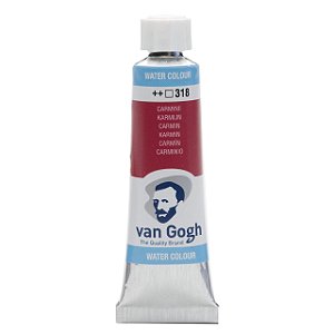 Van Gogh Tinta aquarela, tubo de 10 ml, carmim 318