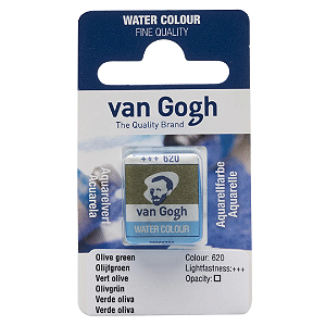 Aquarela em Pastilha Van Gogh - Olive Green (620)