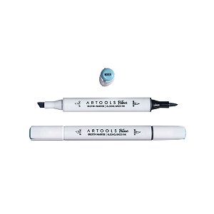 Caneta Marcador à Base de Álcool Sketch Ponta Dupla Pictom Artools - B222 (Azul)