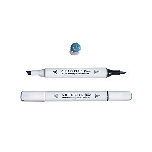 Caneta Marcador à Base de Álcool Sketch Ponta Dupla Pictom Artools - B234 (Azul)