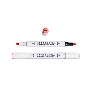 Caneta Marcador à Base de Álcool Sketch Ponta Dupla Pictom Artools - R105 (Vermelho)