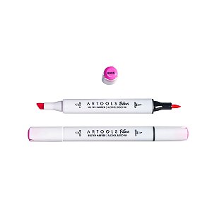 Caneta Marcador à Base de Álcool Sketch Ponta Dupla Pictom Artools - R605 (Rosa)