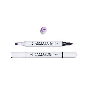 Caneta Marcador à Base de Álcool Sketch Ponta Dupla Pictom Artools - R703 (Violeta)