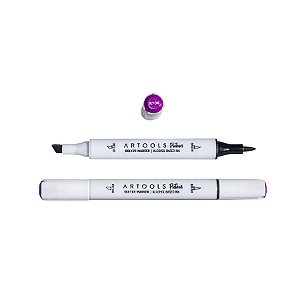 Caneta Marcador à Base de Álcool Sketch Ponta Dupla Pictom Artools - R706 (Roxo)