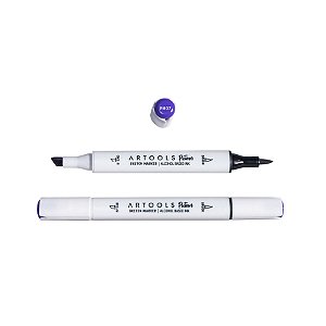 Caneta Marcador à Base de Álcool Sketch Ponta Dupla Pictom Artools - R807 (Roxo)