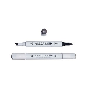Caneta Marcador à Base de Álcool Sketch Ponta Dupla Pictom Artools - WG07 (Warm Grey)