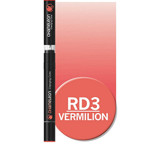 Caneta Marcador Permanente Chameleon (RD3) Vermilion