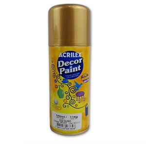 Tinta Spray Decor Paint Acrilex 150ml - Ouro (532)