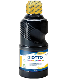 Tempera Guache Giotto 250ml - Preto