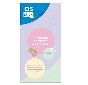 Kit Blocos Adesivos e Marcadores ST0404 CiS Stick