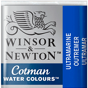 Tinta Aquarela em Pastilha Cotman Winsor & Newton - Ultramarine (660)