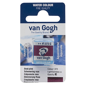 Aquarela em Pastilha Van Gogh - Dusk Pink (373)