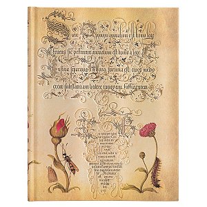 Caderno de Capa Dura Sem Pauta Ultra Paperblanks - Flemish Rose